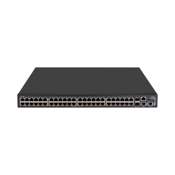 HPE FlexNetwork 5140 48G POE+ 2SFP+ 2XGT EI, Managed, L3, Gigabit Ethernet (10/100/1000), Power over Ethernet (PoE), Rack-Einbau, 1U