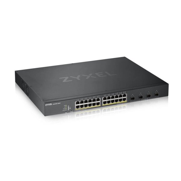 ZyXEL XGS1930-28HP, Managed, L3, Gigabit Ethernet (10/100/1000), Power over Ethernet (PoE), Rack-Einbau