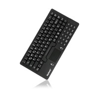 KeySonic KSK-5031IN, Mini, Kabelgebunden, USB, Mechanischer Switch, QWERTY, Schwarz