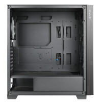 AZZA CSAZ-480, Midi Tower, PC, Schwarz, ATX, EATX, ITX, micro ATX, Eisen, Stahl, Multi