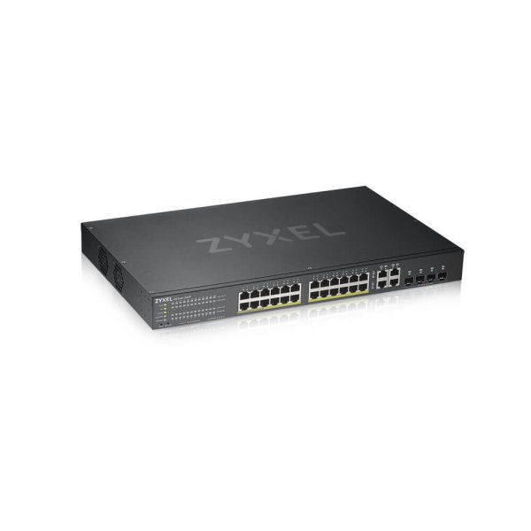 ZyXEL GS1920-24HPV2, Managed, Gigabit Ethernet (10/100/1000), Power over Ethernet (PoE), Rack-Einbau