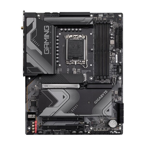 Gigabyte Z790 GAMING X AX, Intel, LGA 1700, Intel® Celeron®, Intel® Core™ i3, Intel® Core™ i5, Intel® Core™ i7, Intel® Core™ i9,..., LGA 1700, 192 GB, DDR5-SDRAM