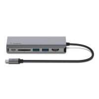 Belkin AVC008BTSGY, USB 3.2 Gen 1 (3.1 Gen 1) Type-C, 100...