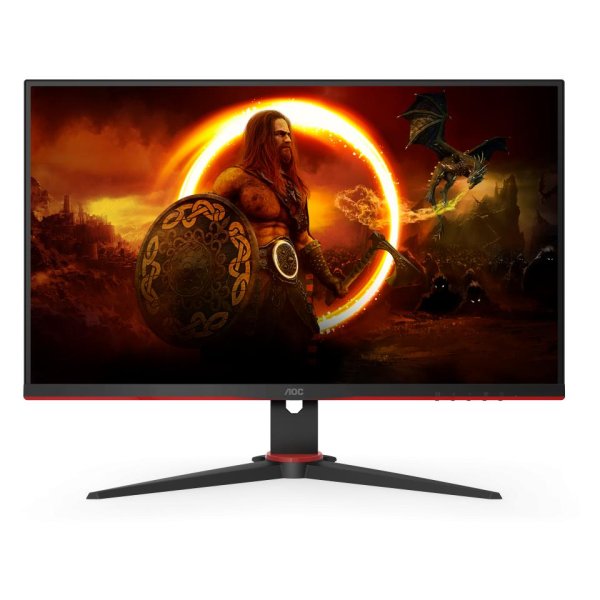 AOC G2 Q27G2E/BK, 68,6 cm (27"), 2560 x 1440 Pixel, Quad HD, 1 ms, Schwarz, Rot