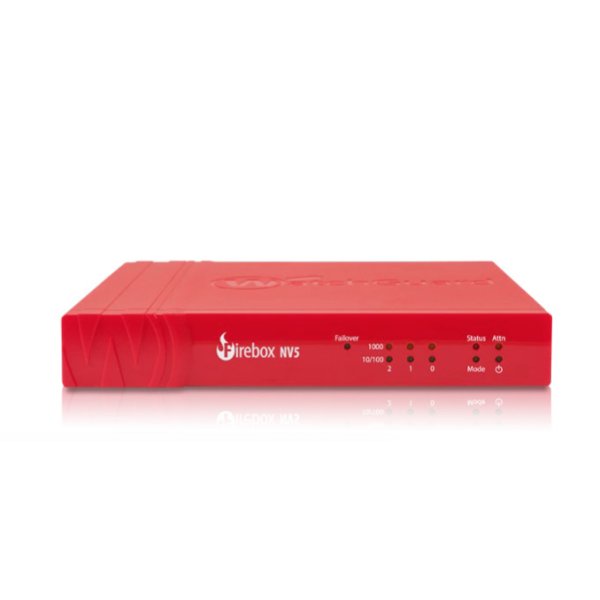 WatchGuard Firebox NV5, 1,5 Gbit/s, 0,41 Gbit/s, 62 Mbit/s, 0,2 Gbit/s, 1101388 h, WEEE, RoHS, REACH, IPv6 Ready Gold