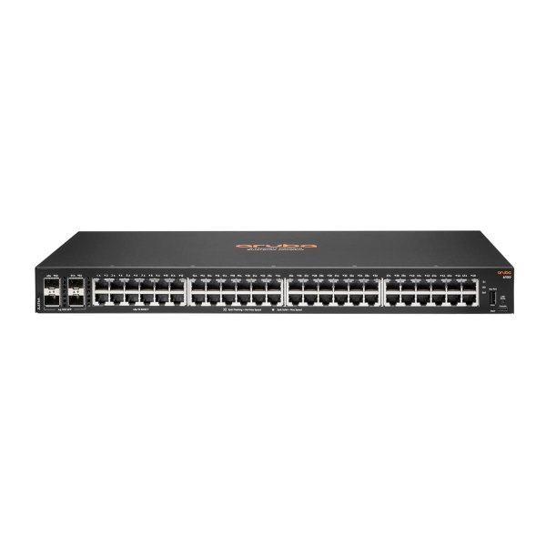 HPE 6100 48G 4SFP+, Managed, L3, Gigabit Ethernet (10/100/1000), Rack-Einbau, 1U