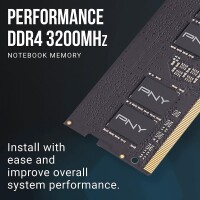 PNY Performance, 8 GB, 1 x 8 GB, DDR4, 3200 MHz