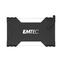 EMTEC X210G, 2000 GB, USB Typ-C, 3.2 Gen 2 (3.1 Gen 2), 1100 MB/s, 10 Gbit/s, Schwarz, Weiß