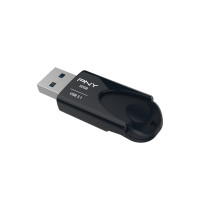 PNY Attache 4, 32 GB, USB Typ-A, 3.2 Gen 1 (3.1 Gen 1), 80 MB/s, Ohne Deckel, Schwarz