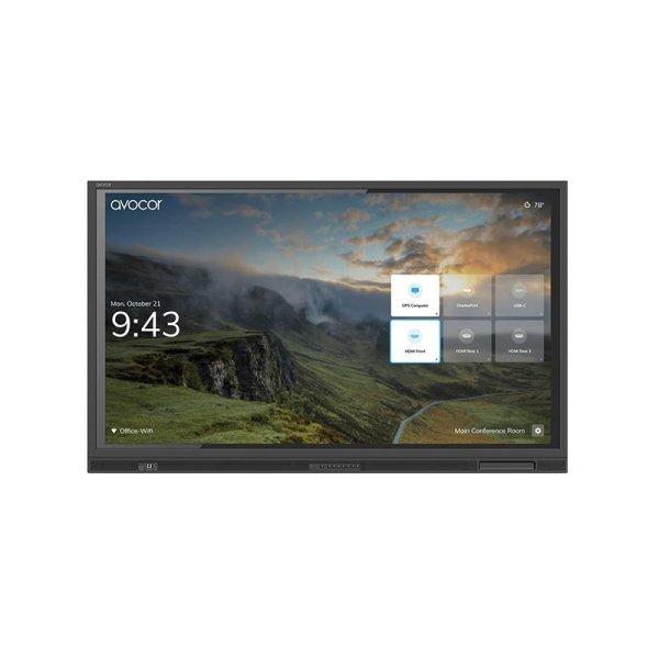 Avocor E series AVE-8640 85 TOUCH, 2,18 m (86"), 400 cd/m², 1,07 Milliarden Farben, 3840 x 2610 Pixel, Direct-LED, 16:9