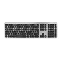 LogiLink ID0206, Kabellos, Bluetooth, QWERTZ, Grau