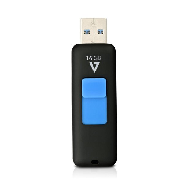 V7 J153304, 16 GB, USB Typ-A, 3.2 Gen 1 (3.1 Gen 1), 50 MB/s, Dia, Schwarz