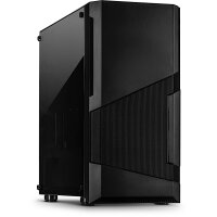 Inter-Tech SM-007 Enforcer, Tower, PC, Schwarz, Mini-ITX, uATX, 15,5 cm, 31 cm