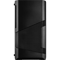 Inter-Tech SM-007 Enforcer, Tower, PC, Schwarz, Mini-ITX, uATX, 15,5 cm, 31 cm