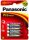 Panasonic 1x4 LR03PPG, Einwegbatterie, Alkali, 1,5 V, 4 Stück(e), Blau, Gold, Rot, 10,5 mm