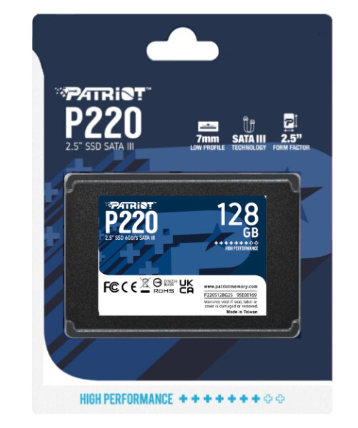 PATRIOT Memory P220 128GB, 128 GB, 2.5"