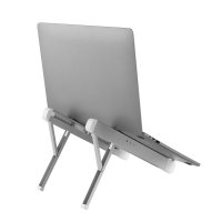 Neomounts faltbarer Laptop-Ständer, Laptop-Ständer, Silber, 27,9 cm (11"), 43,2 cm (17"), 279,4 - 431,8 mm (11 - 17"), 5 kg