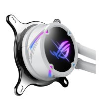 ASUS ROG Strix LC II 360 ARGB White Edition, All-in-One-Flüssigkeitskühler, 12 cm, 80,95 cfm, 137,5 m³/h, Weiß