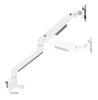 Neomounts Monitor-Tischhalterung, Klemme/Durchführung, 9 kg, 43,2 cm (17"), 88,9 cm (35"), 100 x 100 mm, Weiß