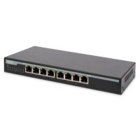 DIGITUS 8-Port Gigabit Netzwerkswitch, Desktop, unmanaged