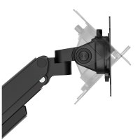 Neomounts Monitor-Tischhalterung, Klemme/Durchführung, 43,2 cm (17"), 88,9 cm (35"), 100 x 100 mm, Höhenverstellung, Schwarz