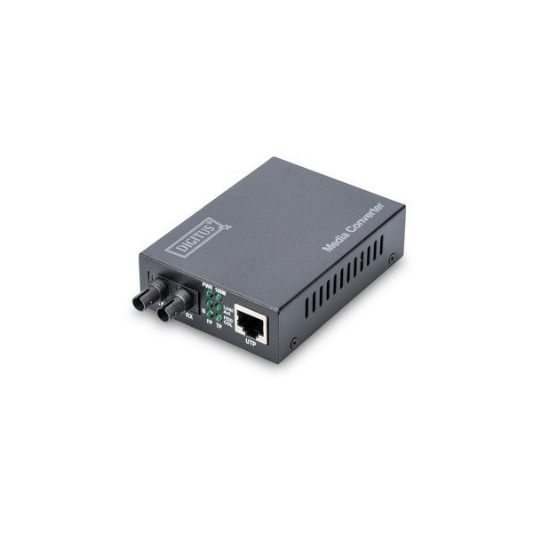 DIGITUS Fast Ethernet Medienkonverter, RJ45 / ST