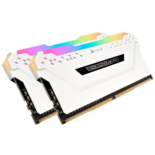 Corsair Vengeance RGB Pro CMW32GX4M2E3200C16W, 32 GB, 2 x 16 GB, DDR4, 3200 MHz, 288-pin DIMM