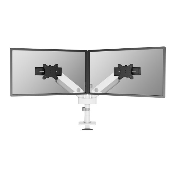 Neomounts Monitor-Tischhalterung, Klemme/Durchführung, 61 cm (24"), 86,4 cm (34"), 100 x 100 mm, Höhenverstellung, Weiß