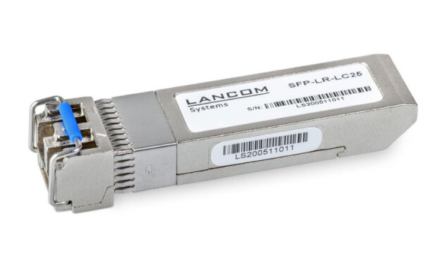 Lancom SFP-LR-LC25, Faseroptik, 25000 Mbit/s, SFP28, LC, 10000 m, 1310 nm