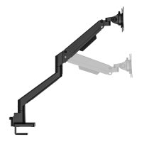 Neomounts Monitor-Tischhalterung, Klemme/Durchführung, 9 kg, 43,2 cm (17"), 88,9 cm (35"), 100 x 100 mm, Schwarz