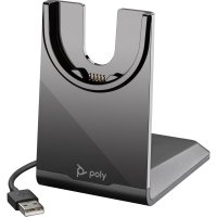 HP POLY Voyager 4310 USB-A Headset +BT700 Dongle, für Microsoft Teams zertifiziert, Kabellos, Büro/Callcenter, 122 g, Kopfhörer, Schwarz