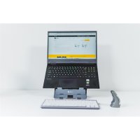 Bakker FlexTop 170, Laptop-Ständer, Schwarz, Dunkles...