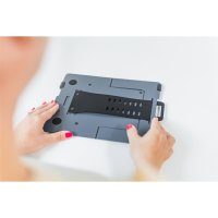 Bakker FlexTop 170, Laptop-Ständer, Schwarz, Dunkles Grau, Aluminium, Gummi, Stahl, 25,4 cm (10"), 40,6 cm (16"), 3 kg