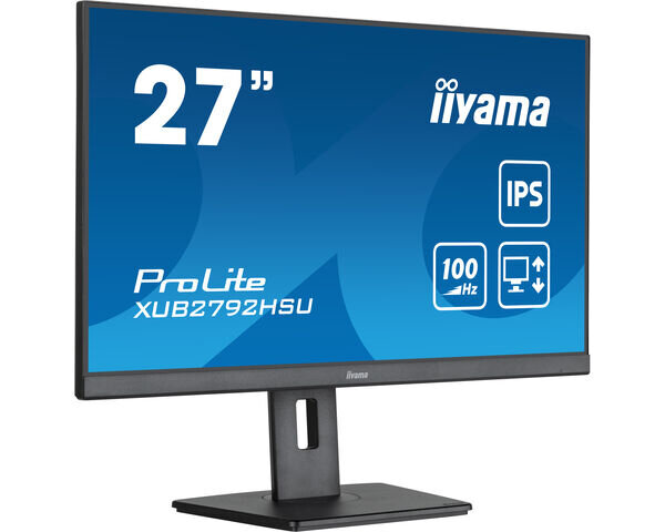 Iiyama XUB2792HSU-B6, 68,6 cm (27"), 1920 x 1080 Pixel, Full HD, LED, 0,4 ms, Schwarz