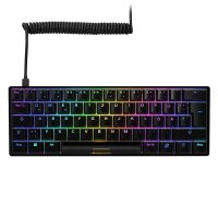 Sharkoon SGK50 S4, 60%, Kabelgebunden, USB, QWERTZ, RGB-LED, Schwarz