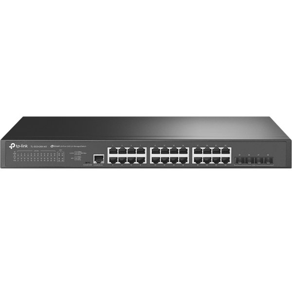 TP-LINK Omada SG3428X-M2, Managed, L2+, 2.5G Ethernet (100/1000/2500), Rack-Einbau, 1U