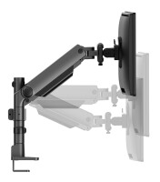 Neomounts Monitor-Tischhalterung, Klemme/Durchführung, 61 cm (24"), 86,4 cm (34"), 100 x 100 mm, Höhenverstellung, Schwarz