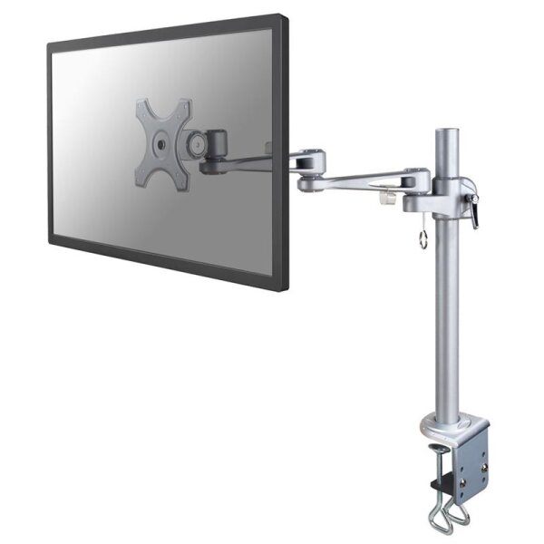 Neomounts Monitor-Tischhalterung, Klemme, 10 kg, 25,4 cm (10"), 76,2 cm (30"), 100 x 100 mm, Silber