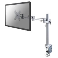 Neomounts Monitor-Tischhalterung, Klemme, 10 kg, 25,4 cm (10"), 76,2 cm (30"), 100 x 100 mm, Silber