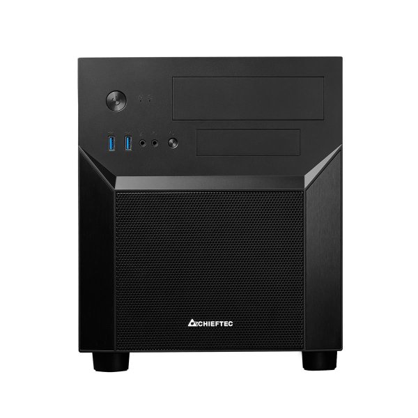 Chieftec CI-02B-OP, Cube, PC, Schwarz, micro ATX, Mini-ITX, SPCC, Heimbüro