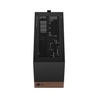 Fractal Design Terra, Small Form Factor (SFF), PC, Graphit, Mini-ITX, Aluminium, Walnuss, 7,7 cm