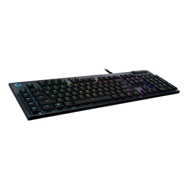 Logitech G G815, Volle Größe (100%), Kabelgebunden, USB, Mechanischer Switch, QWERTY, Karbon