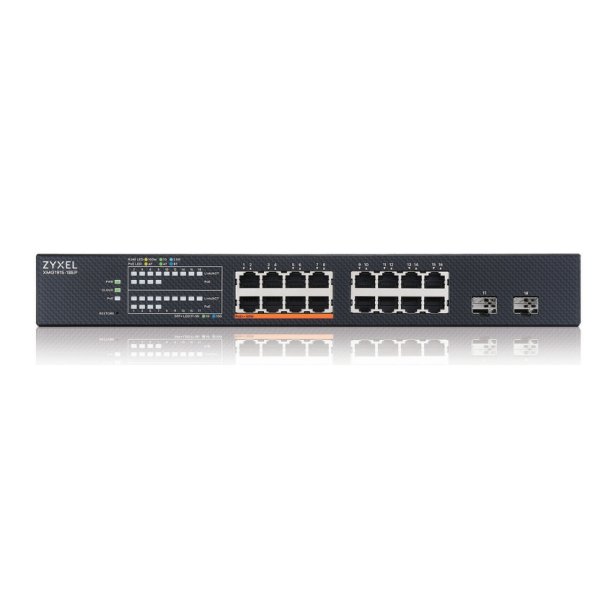 ZyXEL XMG1915-18EP, Managed, L2, 2.5G Ethernet (100/1000/2500), Power over Ethernet (PoE), Rack-Einbau