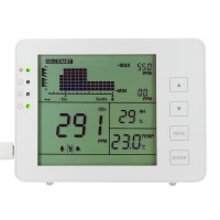 LogiLink CO2-Messgerät mit Ampel, Temperatur- &...