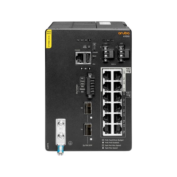 HPE 4100i, Managed, L2, Gigabit Ethernet (10/100/1000), Power over Ethernet (PoE), Rack-Einbau, 4U