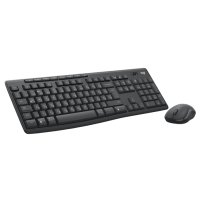 Logitech MK370 Combo for Business, Kabellos, RF Wireless + Bluetooth, Mecha-Membran-Schlüsselschalter, QWERTZ, Graphit, Maus enthalten