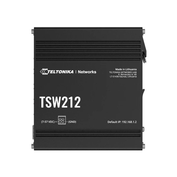 Teltonika TSW212, Managed, L2, Gigabit Ethernet (10/100/1000)