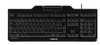 Cherry KC 1000 SC, Volle Größe (100%), Kabelgebunden, USB, AZERTY, Schwarz