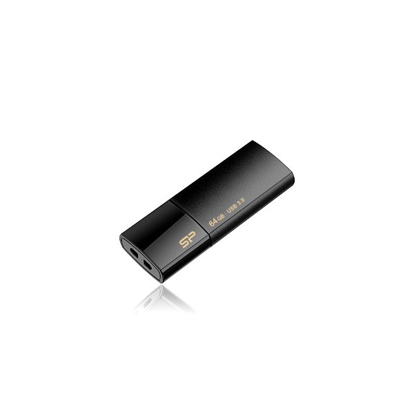 Silicon Power Blaze B05, 64 GB, USB Typ-A, 3.2 Gen 1 (3.1 Gen 1), Dia, 9,2 g, Schwarz