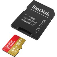 SanDisk Extreme, 64 GB, MicroSDXC, Klasse 10, UHS-I, 170...